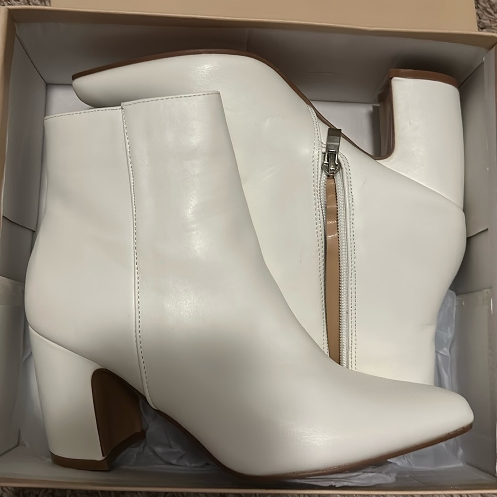 White booties